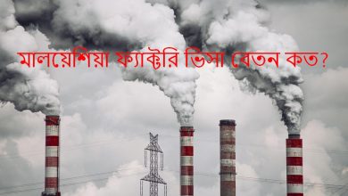 মালয়েশিয়া ফ্যাক্টরি ভিসা বেতন কত Visabarta