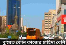 কুয়েতে কোন কাজের চাহিদা বেশি