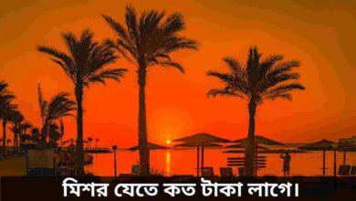 মিশর যেতে কত টাকা লাগে